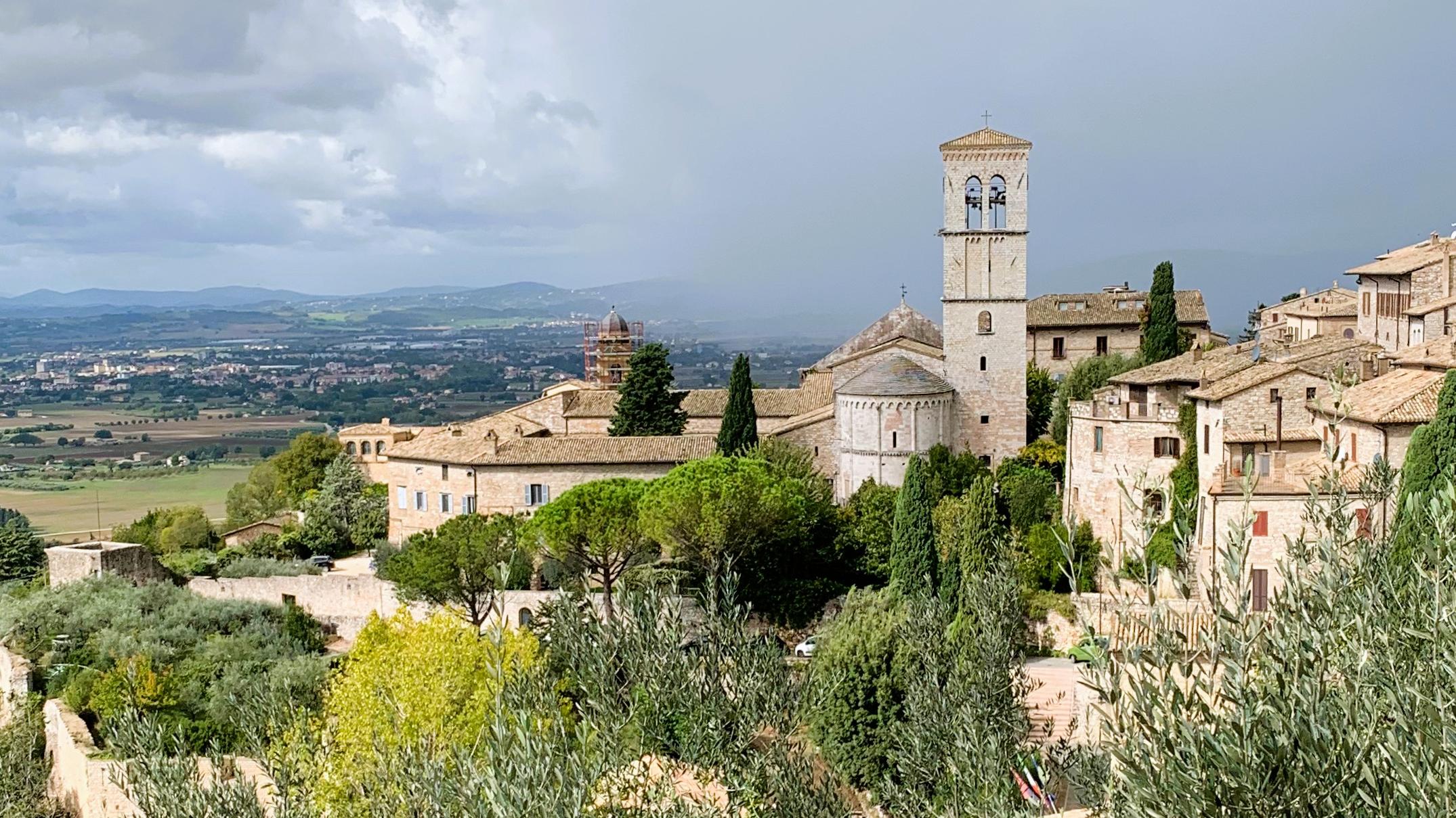 Malerisches Assisi. Pilgern, wo andere Urlaub machen...